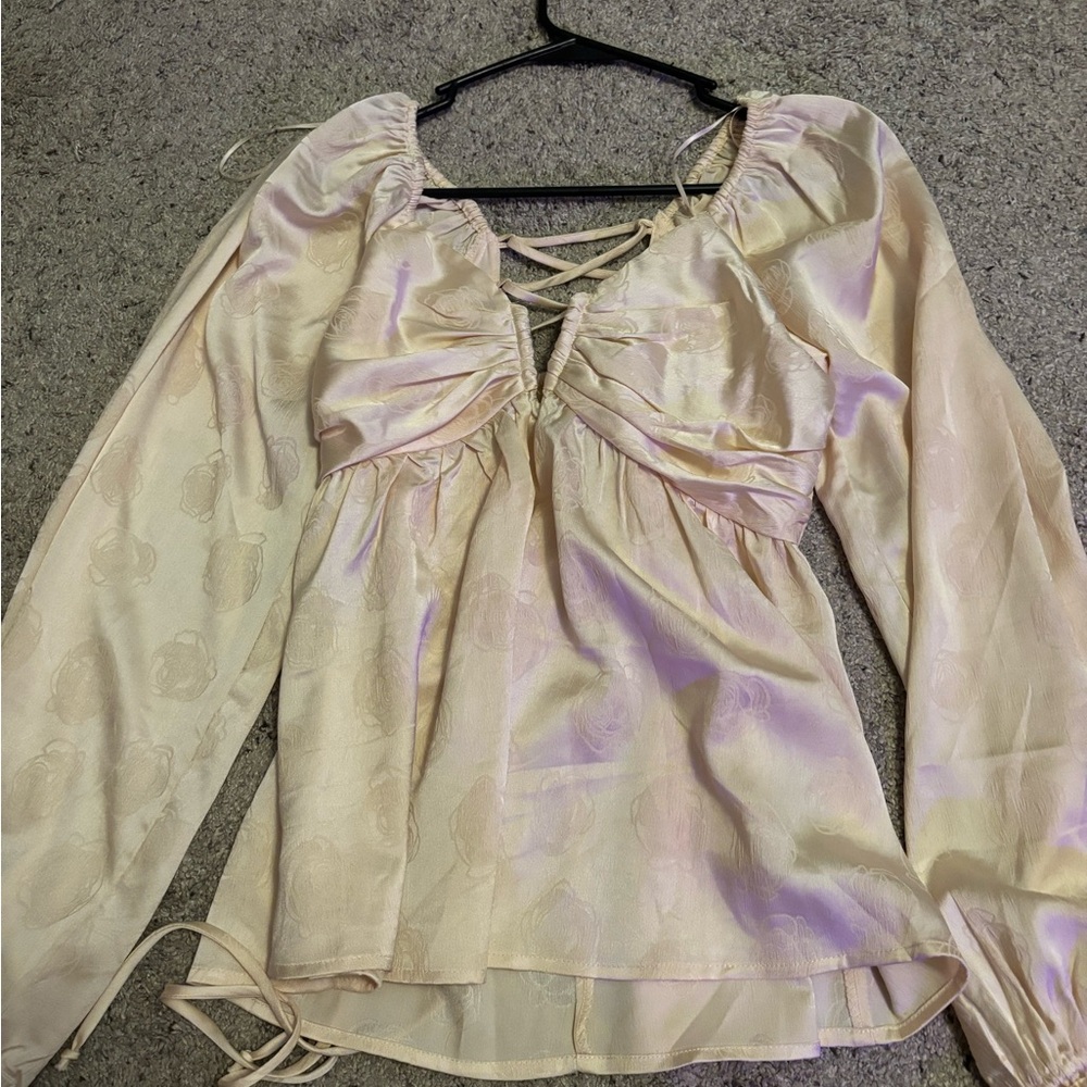 Francesca’s Cream Top